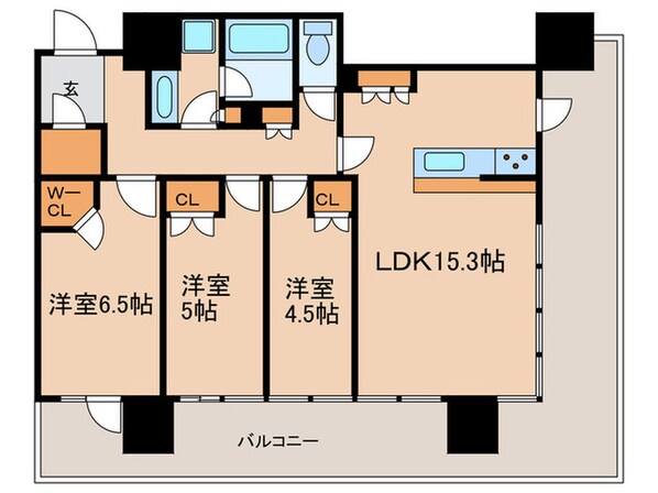 NAGOYA the TOWER(609)の物件間取画像